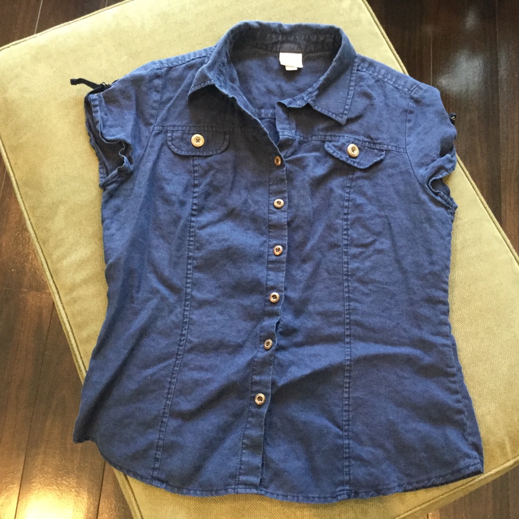 3/$30 Blue Button Down